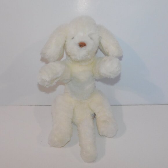 VTG 1985 Gund 16" Plush White Puppy Dog Muttsy stuffed floppy Toy Lovey - Picture 9 of 9